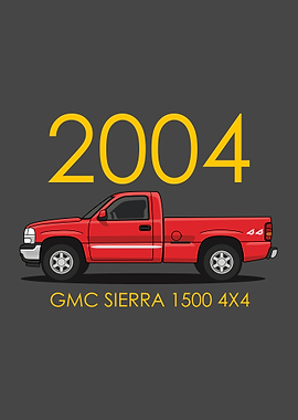 2004 GMC Sierra 1500 4x4 Illustration