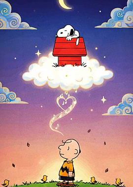 Snoopy Dreams with Charlie Brown