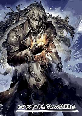 Octopath Traveler II Character Illustration