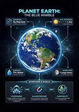 Planet Earth: The Blue Marble