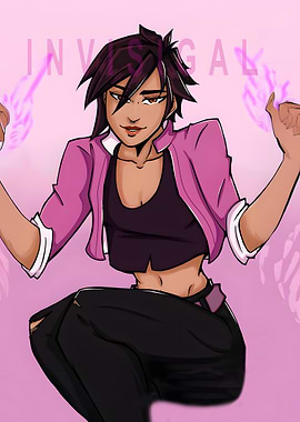 Empowered Woman with Magic