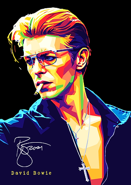 David Bowie Pop Art Portrait