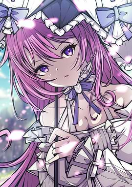 Anime Girl with Parasol