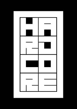 Hardcore Text Art