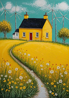 Yellow House Windmill