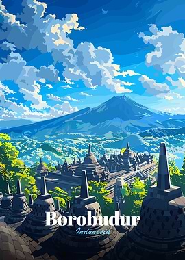 Borobudur Temple, Indonesia