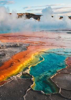 Grand Prismatic Spring, Yellowstone National Park