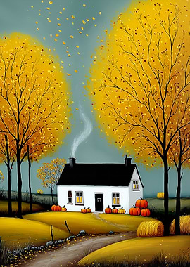 Autumn Farmhouse