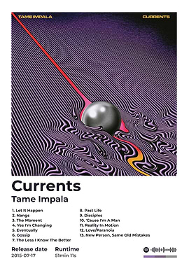 Tame Impala - Currents Album Cover