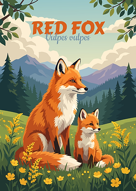 Red Fox Illustration