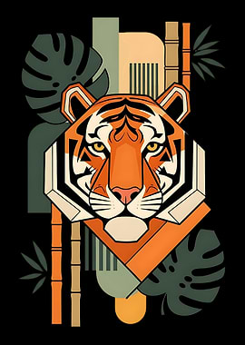 Geometric Tiger with Tropical Leaves