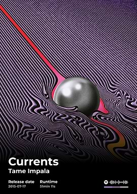 Tame Impala - Currents Album Cover