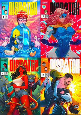 Dispatch Comic Book Covers