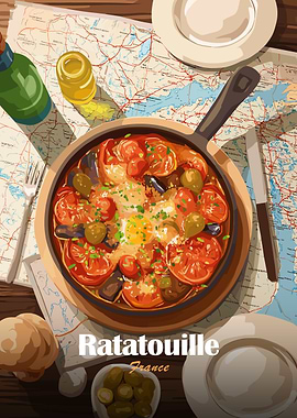 Ratatouille France Still Life