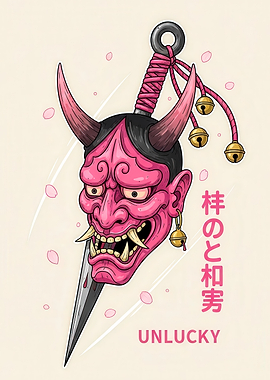 Hannya Mask Dagger Unlucky