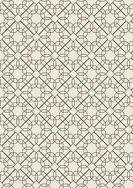 Geometric Pattern with Octagons and Lines