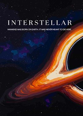 Interstellar Black Hole Artwork