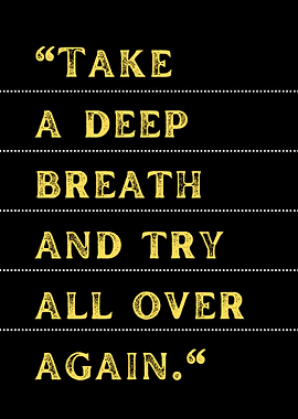 Inspirational Quote: Try Again