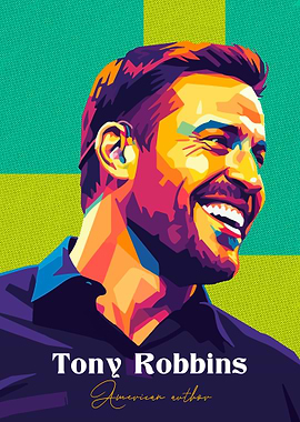 Tony Robbins Pop Art Portrait