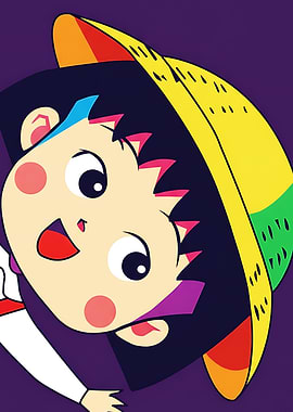 Chibi Maruko-chan Cartoon Portrait