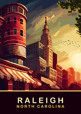 Raleigh, North Carolina Cityscape