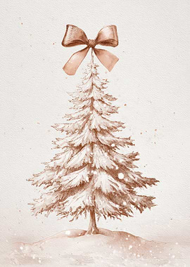 Christmas Tree with Bow