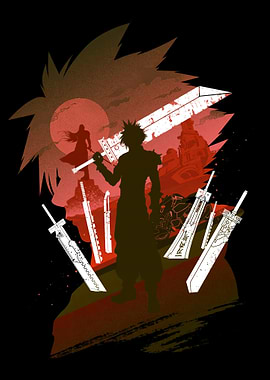 Cloud Strife with Buster Sword
