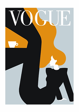Vogue Cover Minimalist Art