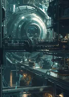 Industrial Sci-Fi Interior