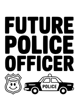 Future Police Officer Graphic