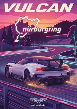Vulcan Nürburgring Poster