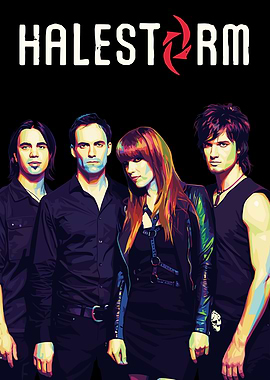 Halestorm Band Portrait