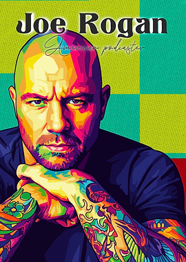 Joe Rogan Pop Art Portrait