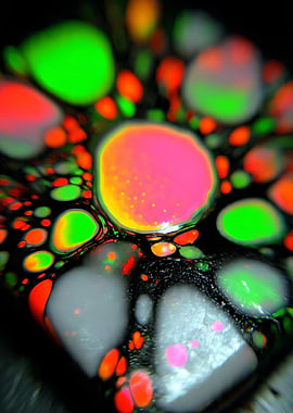 Abstract Colorful Bubbles