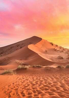 Desert Dunes at Sunset