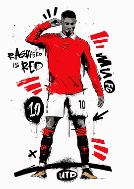 Marcus Rashford Illustration