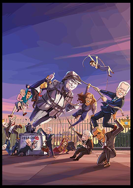 Political Cartoon: Trump Marionette