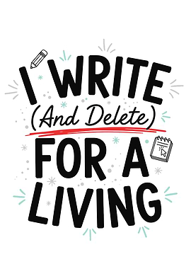 I Write (And Delete) For A Living