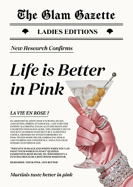 Glam Gazette: Life is Better in Pink