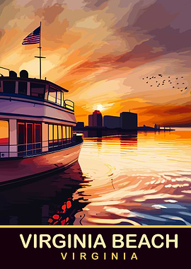 Virginia Beach on Sunset