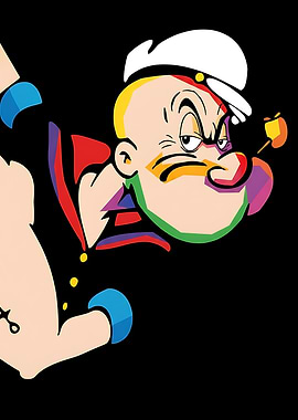 Pop Art Popeye the Sailor Man