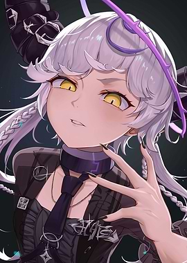 Anime Girl with Horns and Attitude