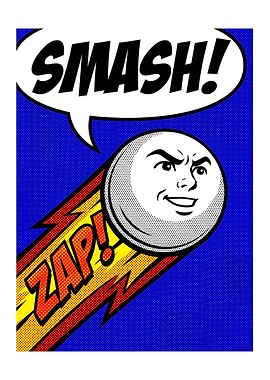 Smash! Tennis Table Funny