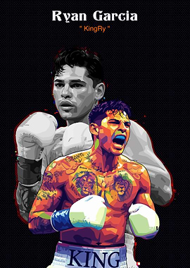 Ryan Garcia 'KingRy' Boxing Portrait