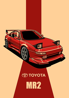 Toyota MR2 Red