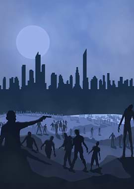 Zombie Apocalypse Silhouette