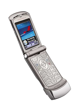 Motorola RAZR V3i Silver Flip Phone