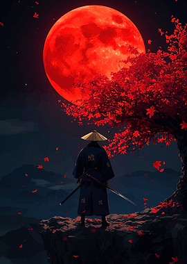Samurai under the Red Moon