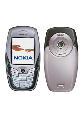 Nokia 7600 Mobile Phone Front and Back