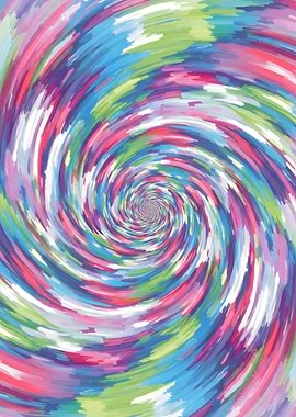 Colorful Abstract Swirl